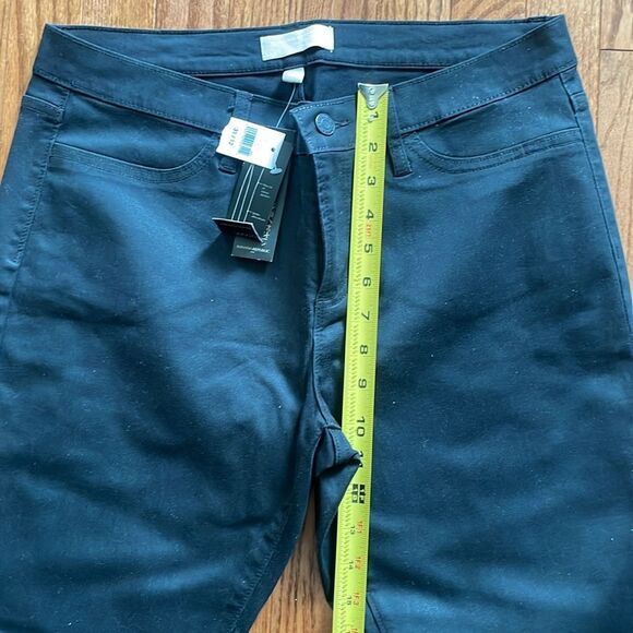Banana Republic Coated Black Skinny Jeans Leggings Sz 31/32 NWT - Picture 8 of 11